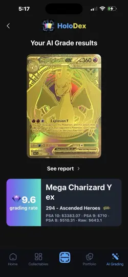 Pokemon TCG Mega Charizard Y EX ASC 294/217 - Image 3