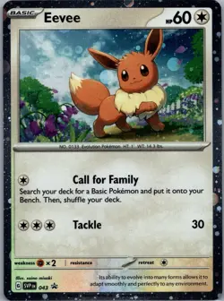 Eevee 043 Scarlet & Violet Promo Pokemon TCG Holo P NM - Image 1