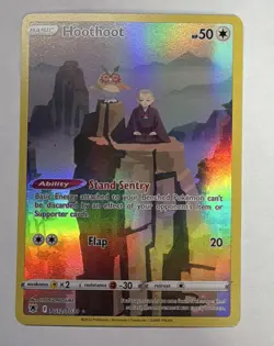 Pokemon 2022 Astral Radiance Trainer Gallery Hoothoot TG12/TG30 UR Holo EN - Image 2