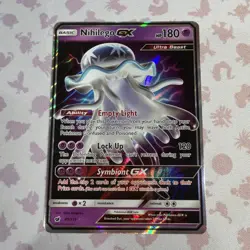 Pokemon TCG Nihilego GX Ultra Rare Card 49/111 Crimson Invasion - Image 1