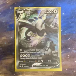 2022 Pokemon Lugia V (Alt Full Art) 186/195 SWSH Silver Tempest (NM) - Image 1