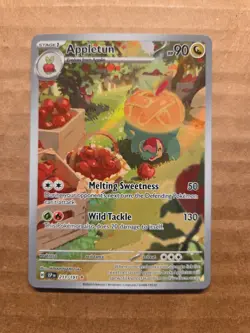 Appletun 211/191 Illustration Rare, Surging Sparks, Full Art Holo, Pokemon TCG - Image 1