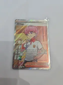Pokemon TCG Ortega Ultra Rare Full Art Trainer Holo 141/131 Prismatic Evolutions - Image 1