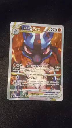 2023 Pokemon Sword & Shield Crown Zenith Black Star Promo Lucario VSTAR SWSH291 - Image 1