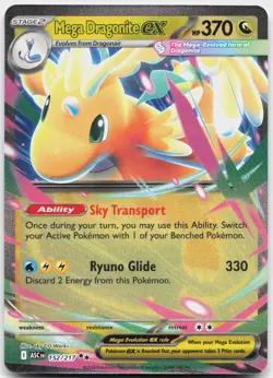 Mega Dragonite ex 152/217 Double Rare Ascended Heroes Pokemon Near Mint - Image 1