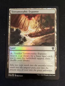 1x Foil Terramorphic Expanse (357) Commander Legends LP MTG Magic x1 MKE - Image 1