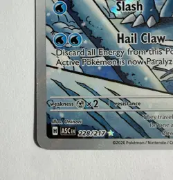 Pokemon TCG - Weavile 228/217 Near Mint Illustration Rare Ascended Heroes - Image 4
