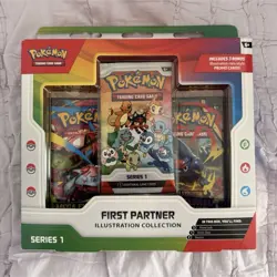 Pokemon TCG First Partner Illustration Collection Series 1 Box 9 Promos - Image 1