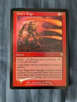 MTG Invasion Foil Urza's Rage - Image 1