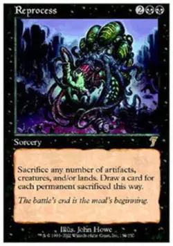 1x Reprocess Heavy Play MTG Magic - Kid Icarus - - Image 1