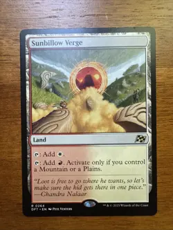 Sunbillow Verge Aetherdrift Regular - Image 1