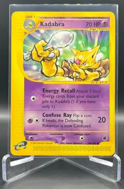 Pokemon TCG Expedition Base Set KADABRA Regular, Uncommon - 84/165 - Image 1