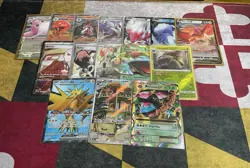 Pokemon Collection Lot Of 15 Modern Full Art, V, Ex Zapdos Venusaur Litten NM-LP - Image 2