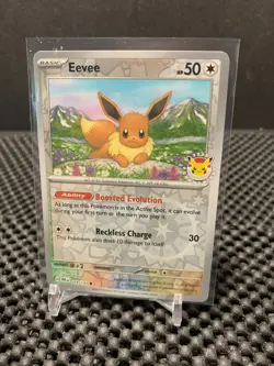 Eevee 074/131 Reverse Holo Pokemon Day 2025 Promo Prismatic Evolutions NM - Image 1