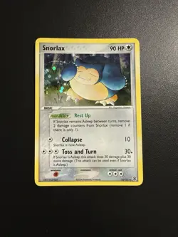 Snorlax Holo EX Fire Red & Leaf Green 15/112 Pokemon TCG - Image 3
