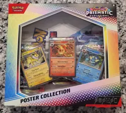 Pokemon TCG SV8.5 Prismatic Evolutions Poster Collection Box Factory Sealed - Image 1