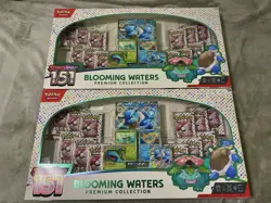 Pokemon Scarlet and Violet Lot DESTINED RIVALS, 151 3 PK BLOOMING WATERS Bundle - Image 1