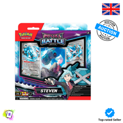 Pokemon Rival Battle Deck Steven Beldum Illustration Rare Inglese - Image 1