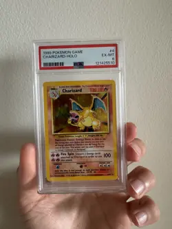 1999 Pokemon Base Set Unlimited #4 Charizard Holo PSA 6 EX-MT - new cert! - Image 3