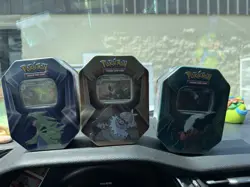 Pokemon TCG Collector's Tin Set of 3 - Tyranitar, Slaking, Darkai Sealed New - Image 1