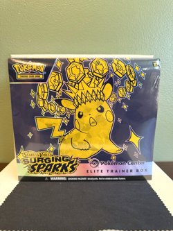 Pokemon TCG: Surging Sparks Pokemon Center Elite Trainer Box ETB - SEALED - Image 1