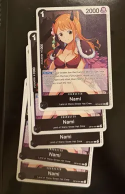 Nami OP16-091 R One Piece The Time of Battle NM English Foil - Image 1
