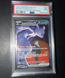2026 Team Rocket's Mewtwo #281/217 Ascended Heroes PSA 9 Pokemon Card - Image 1