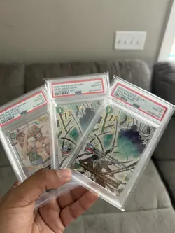 Bandai One Piece Card Game PSA 10 Graded Alt Art Lot 3 OP12 OP13 EN - Image 1