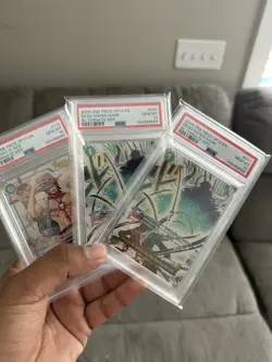 Bandai One Piece Card Game PSA 10 Graded Alt Art Lot 3 OP12 OP13 EN - Image 2