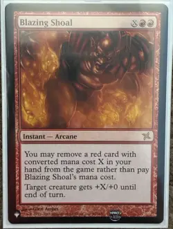 x1 MtG Blazing Shoal 96/165 BOK LP single card - Image 1