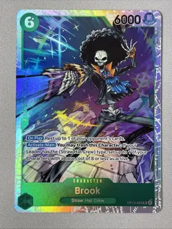 One Piece OP15-Adventure on Kami's Island - Brook 032 - Super Rare - (1 Card) - Image 1