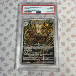 Shiftry 163/162 | Pokemon Card Temporal Forces Illustration Rare PSA 10 Gem Mint - Image 1