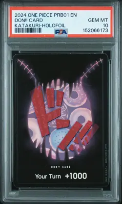 2024 ONE PIECE PRB01-PREMIUM BOOSTER -ONE PIECE CARD THE BEST- DON!! CARD PSA 10 - Image 1