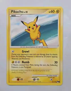 Pikachu 15/17 POP Series 9 Pokemon Card 2009 - Image 1