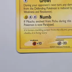 Pikachu 15/17 POP Series 9 Pokemon Card 2009 - Image 4