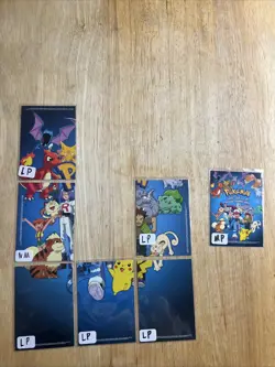 Pokemon Topps TV Animation Edition Cards Series 1 Incomplete Puzzle & Checklist - Image 1