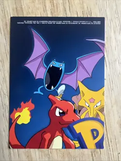 Pokemon Topps TV Animation Edition Cards Series 1 Incomplete Puzzle & Checklist - Image 3