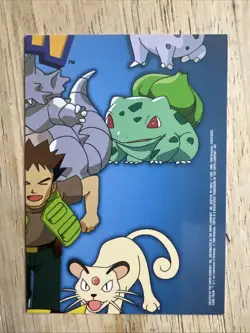 Pokemon Topps TV Animation Edition Cards Series 1 Incomplete Puzzle & Checklist - Image 5