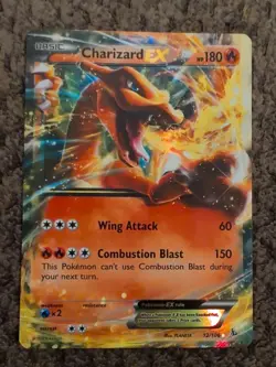 Pokemon TCG Charizard EX Flashfire XY Holo Card 12/106 - Image 1