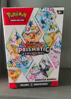 6 Pokemon TCG Prismatic Evolutions Booster Bundle (6 Packs) - Image 1