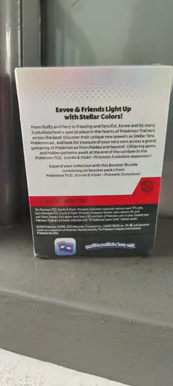 6 Pokemon TCG Prismatic Evolutions Booster Bundle (6 Packs) - Image 4