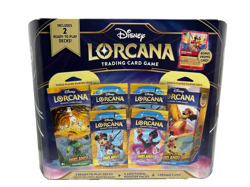 Disney Lorcana Trading Card Game 2 Decks 4 Booster Packs 1 Promo Card Sealed - Image 1