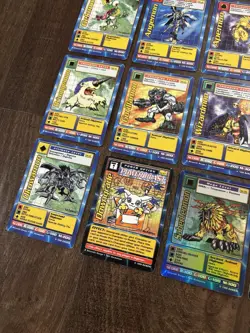 Vintage 1999 Digimon Digi-Battle Card Series 1 Holographics Lot of 35 Bandai OG - Image 3