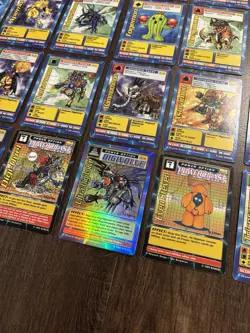Vintage 1999 Digimon Digi-Battle Card Series 1 Holographics Lot of 35 Bandai OG - Image 5