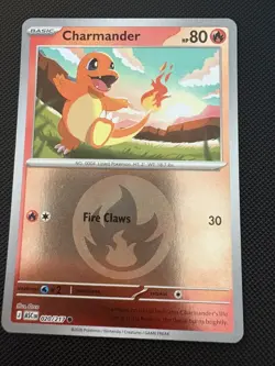 Reverse Holo Charmander (Energy Symbol) 20/217 Ascended Heroes Pokemon TCG Card - Image 1