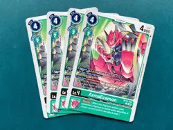 Armalizamon BT25-049 Playset Dual Revolution Digimon Card Game x4 - Image 1