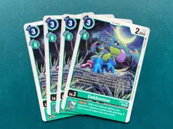 Gekkomon BT25-046 Playset Dual Revolution Digimon Card Game x4 - Image 1
