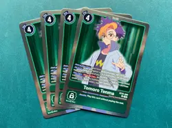 Tomoro Tenma BT25-090 Playset Dual Revolution Digimon Card Game x4 - Image 1