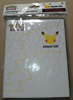 Pokemon 25th Anniversary First Partner Collector's Binder Jumbo Cards + Pikachu - Image 1