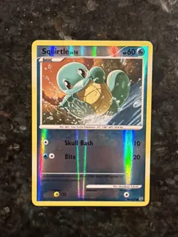 Squirtle 96/127 Platinum Reverse Holo 2009 Pokemon Card NM - LP - Image 1